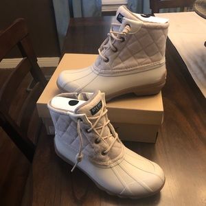 Sperry Siren Gulf Wool Oat duck boots